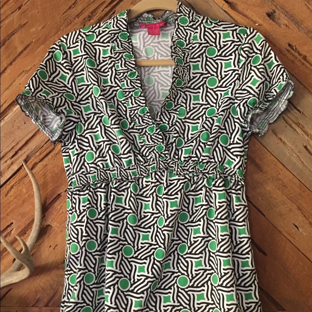 Palm Beach chic dress top